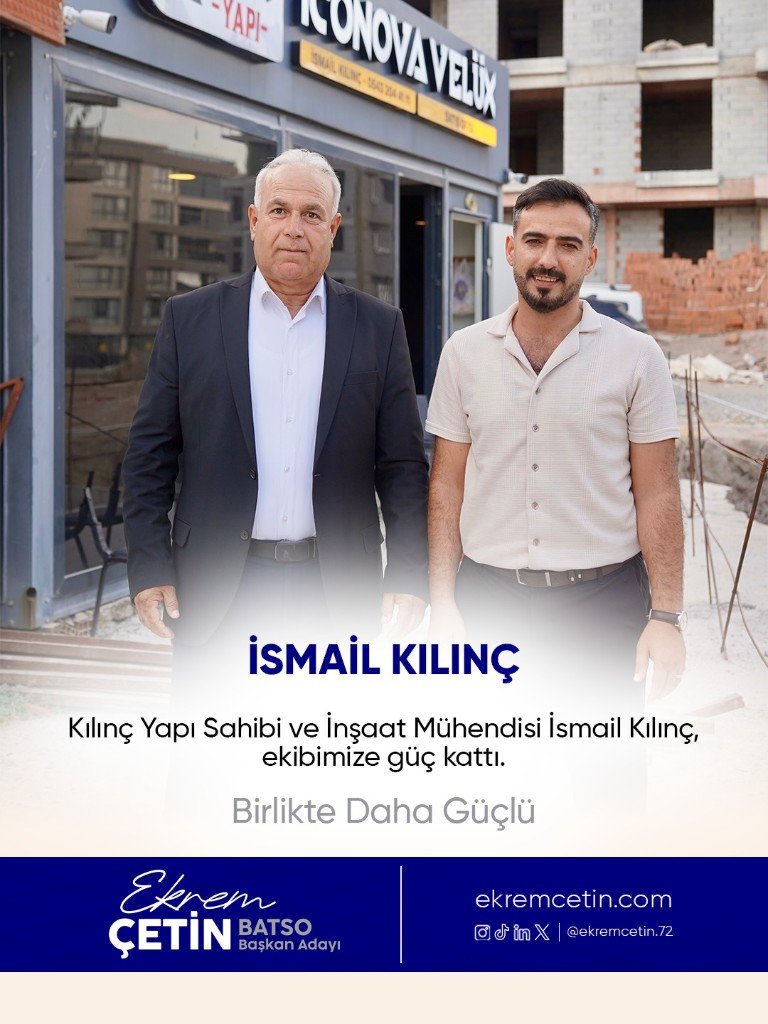 İsmail Kılınç ekibe katıldı