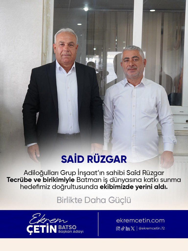 Saîd Rüzgar ekibe katıldı